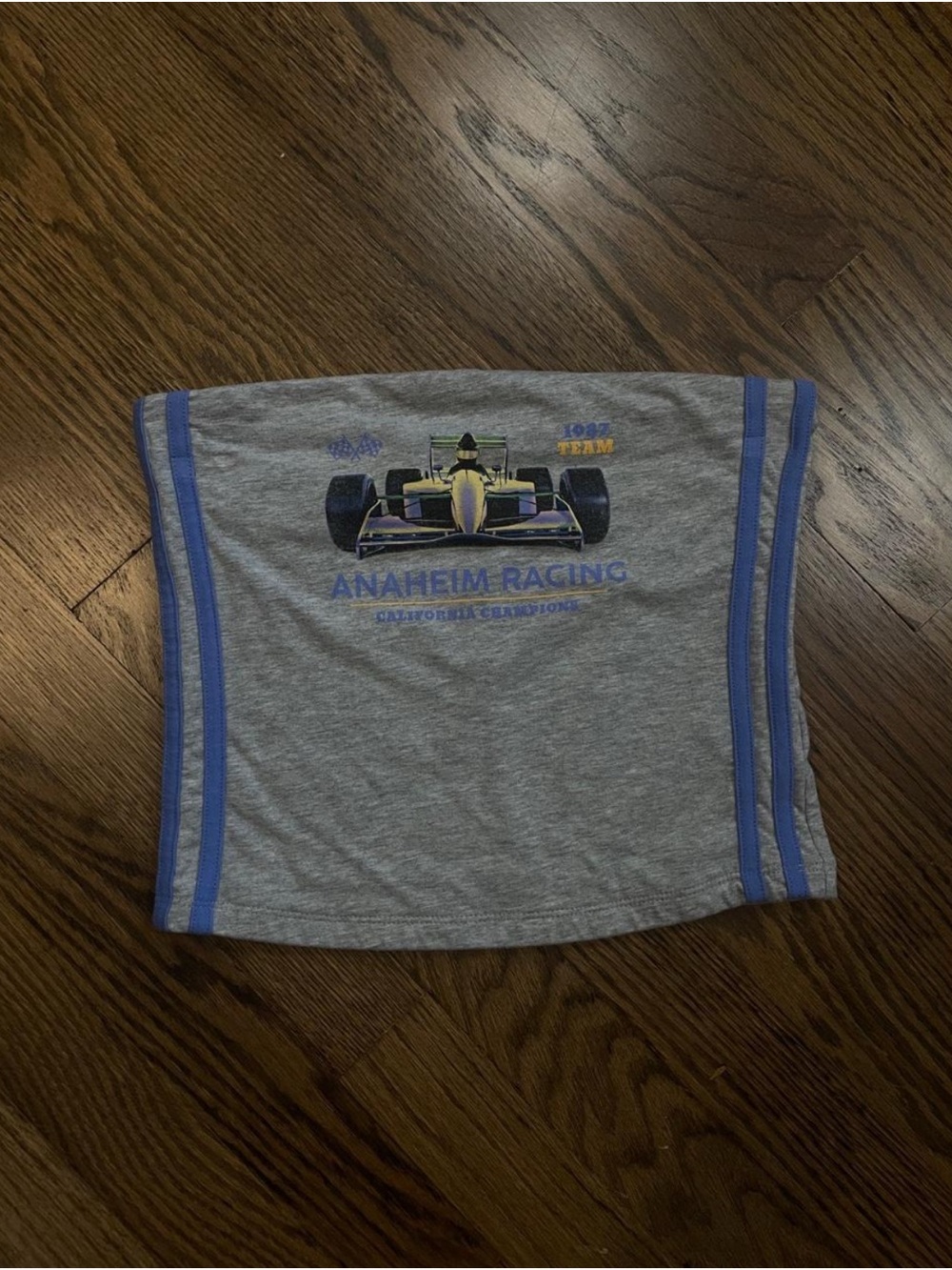 Aeropostale Y2K racing graphic tube top